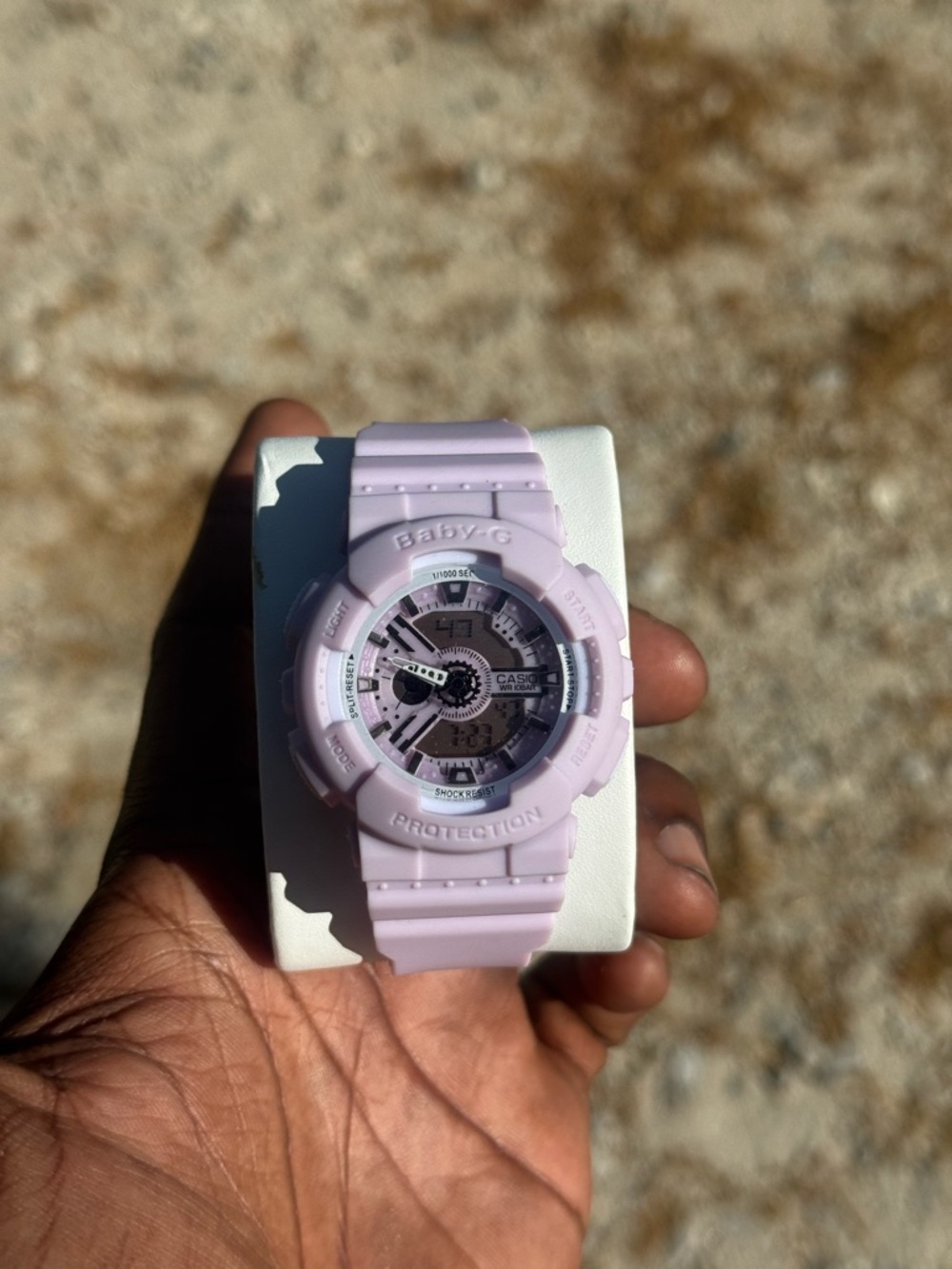 Casio Baby-G Lilac Resin Sport Watch